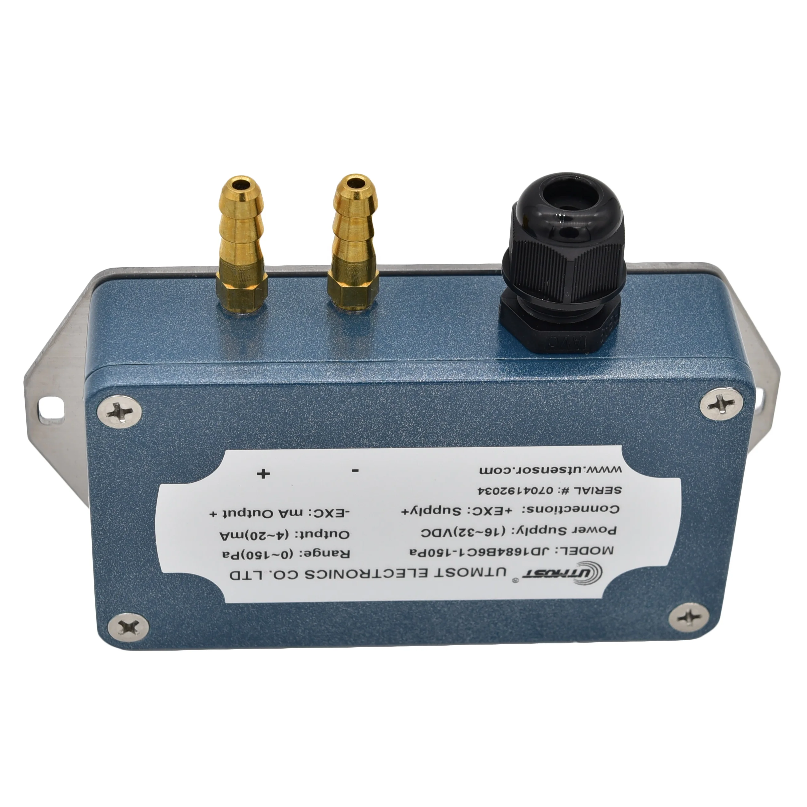 4-20mA Analog Output 125 Pa 100 Pa Differential Pressure Sensor