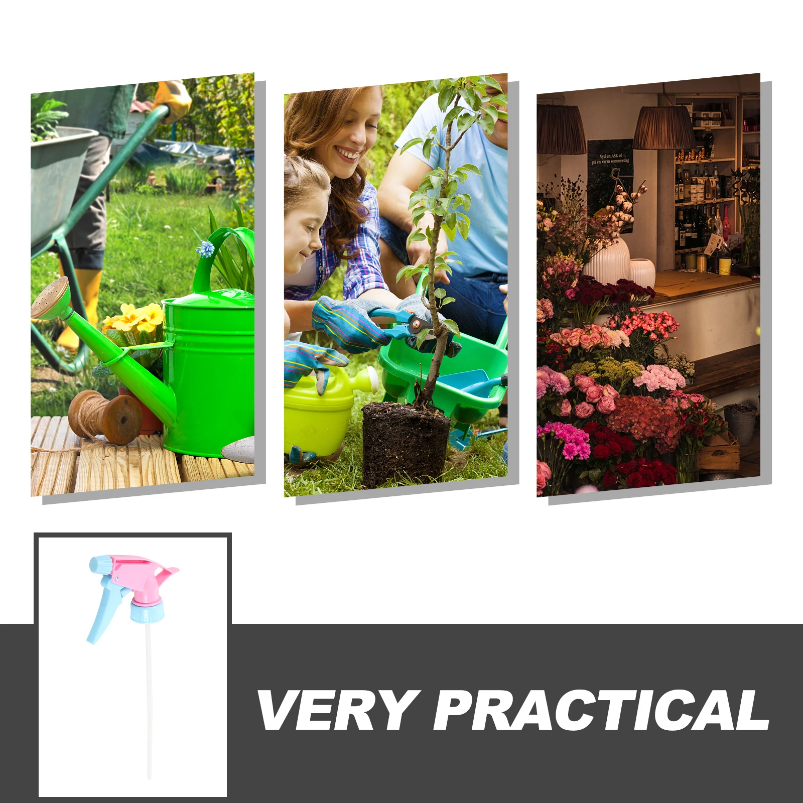 

20Pcs Spray Bottle Nozzle Replacement Press Down Type Watering Bottle Nozzles Easy Use for Gardening Cleaning Household Spray