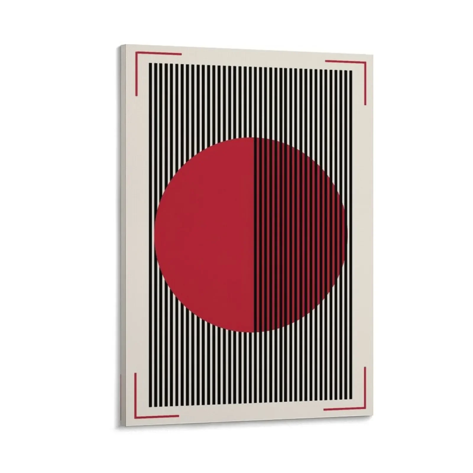 

Bauhaus Exhibition Print, Bauhaus Wall Art red circle, Bauhaus Exhibition Wall Decor Canvas Painting bedroom decoration