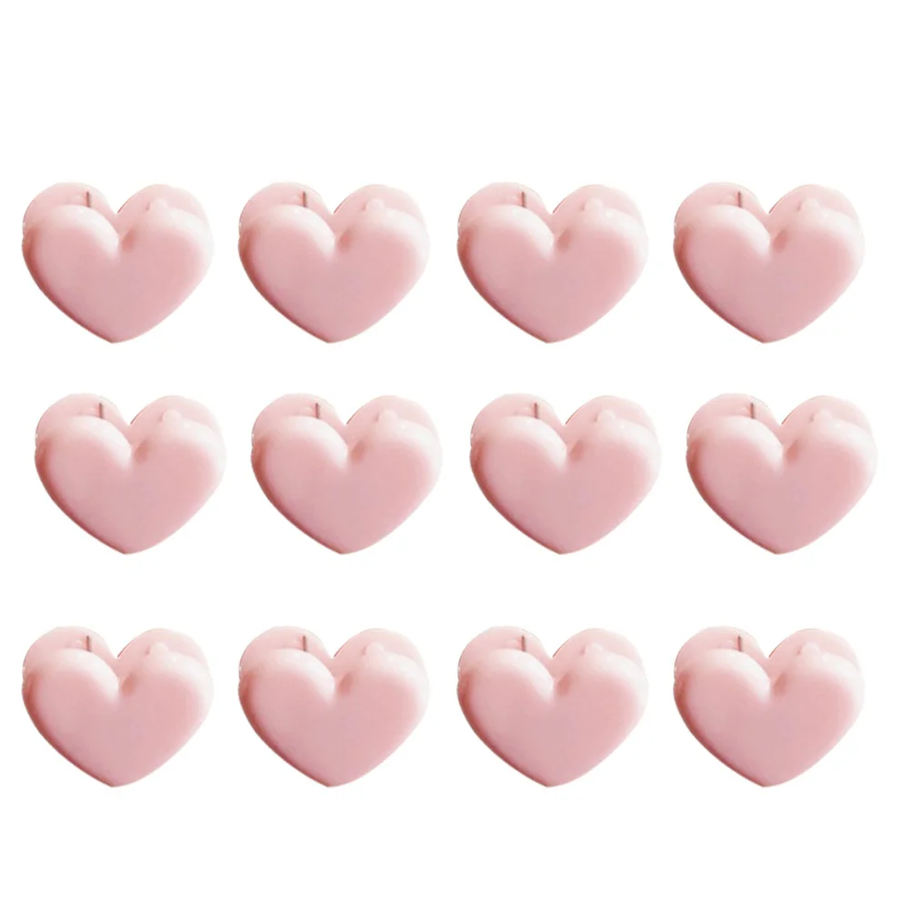 12 Pcs Paper Clips Colorful Multifunction Holders Multi-purpose Pink Folder Girl