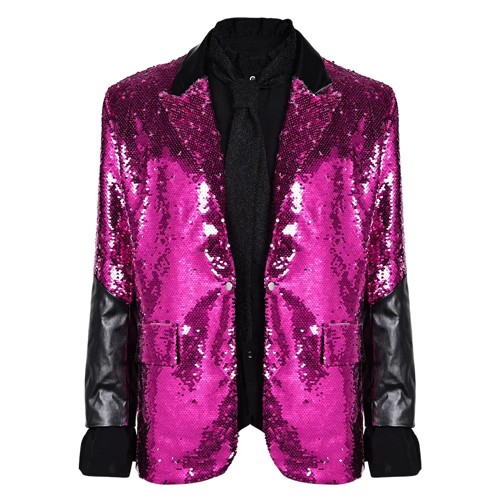 معطف سترة زي الفرقة الشبح للرجال طقوس الفيلم هنا طقوس تأثيري Disfraz الفرقة أداء الملابس بدلة كرنفال الهالوين