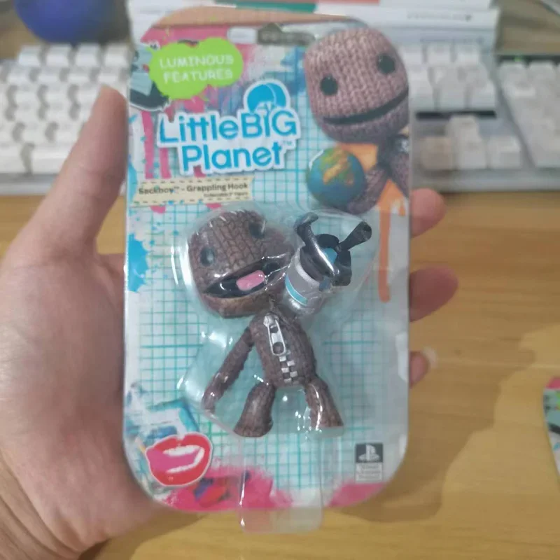 LittleBigPlanet Sackboy Cute Game Anime Figurine Keychain Models Kawaii Little Big Planet Robot Kitty Action Figure Toys Gift