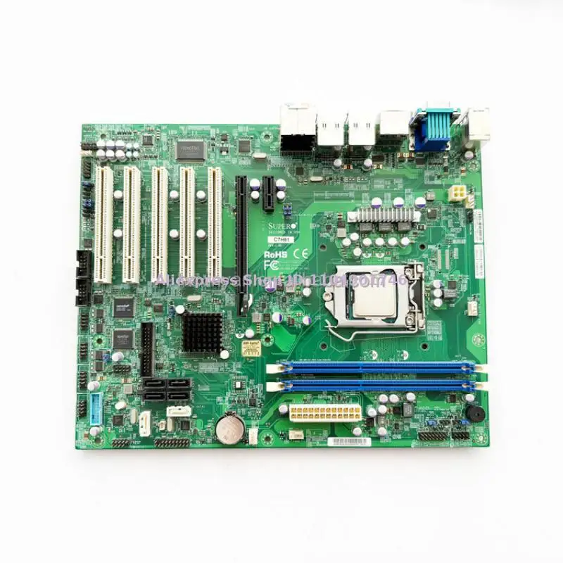 SUPERO  C7H61   REV.1.02 embedded Industrial Motherboard CPU Module Motherboard DESIGNED IN USA