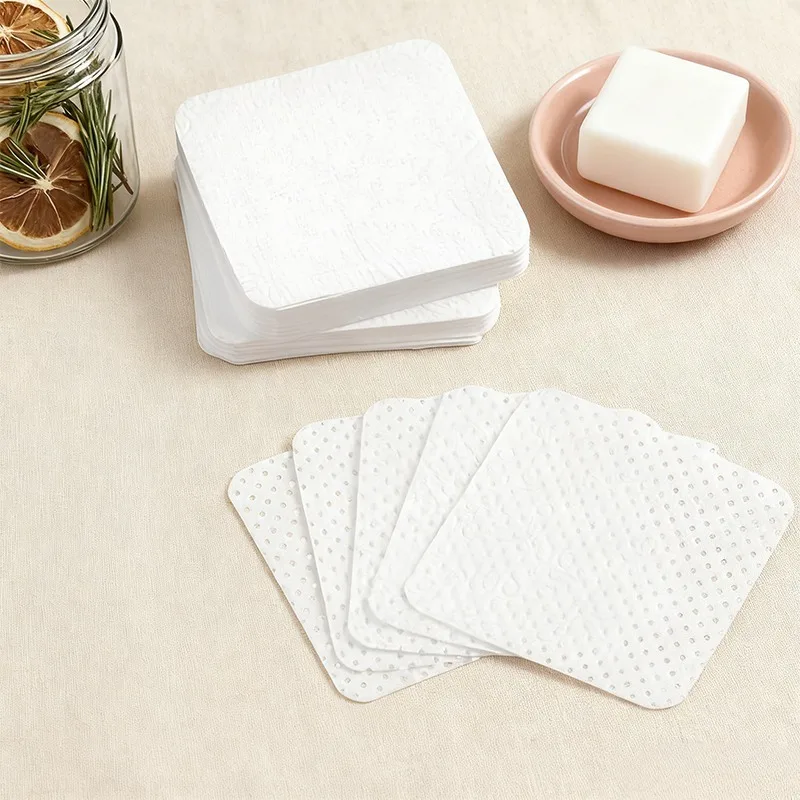 1/2 confezioni di rimozione delle unghie foglio di cotone rimozione colla per ciglia rimozione smalto per ciglia estensione colla salviette per la pulizia