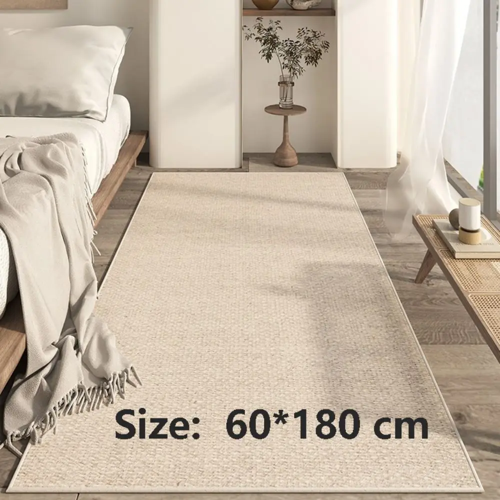 Quiet Style 60*180 cm Anti Slip Carpet Washable Rubber Backed Hall Carpet Crystal Velvet Wear Resistant Kitchen Rug Tea Table