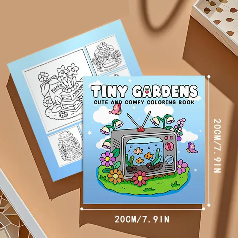 Schattig kleurboek kunst schilderij notitieboekje 24-pagina's vroeg leren kleurboek voor kleuterschool reizen thuis kleuterschool