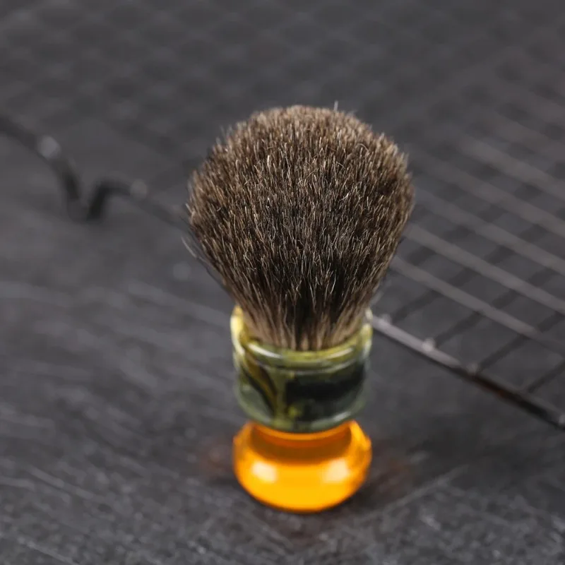 YAQI Sagrada Familia 22MM 100% Pure Badger Hair Resin Handle Men Wet Shave Brushes For Provide Daily Comfortable Precise Shaving