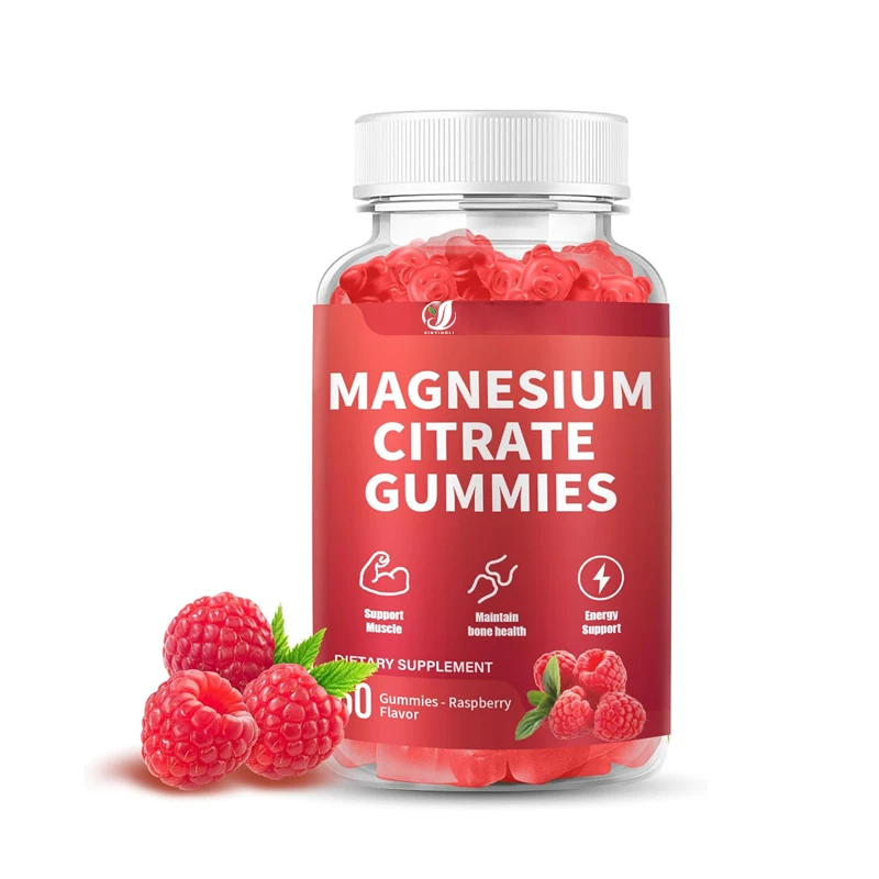 

Adult high absorption magnesium gummies, magnesium supplements for muscle and bone support, vegan, non GMO