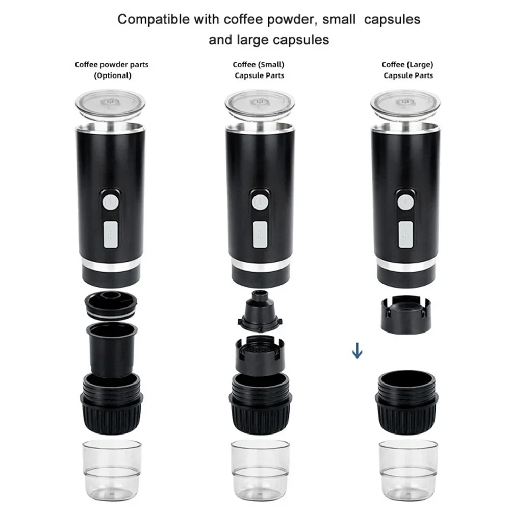 Capsule coffee machine portable fully automatic coffee grinder Italian espresso size capsule coffee machine