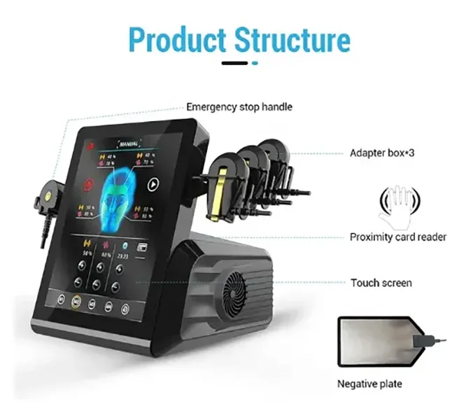 منتج جديد آلة تحفيز عضلات الوجه لشد الوجه آلة شد الوجه المغناطيسية وإزالة التجاعيد ومكافحة الشيخوخة