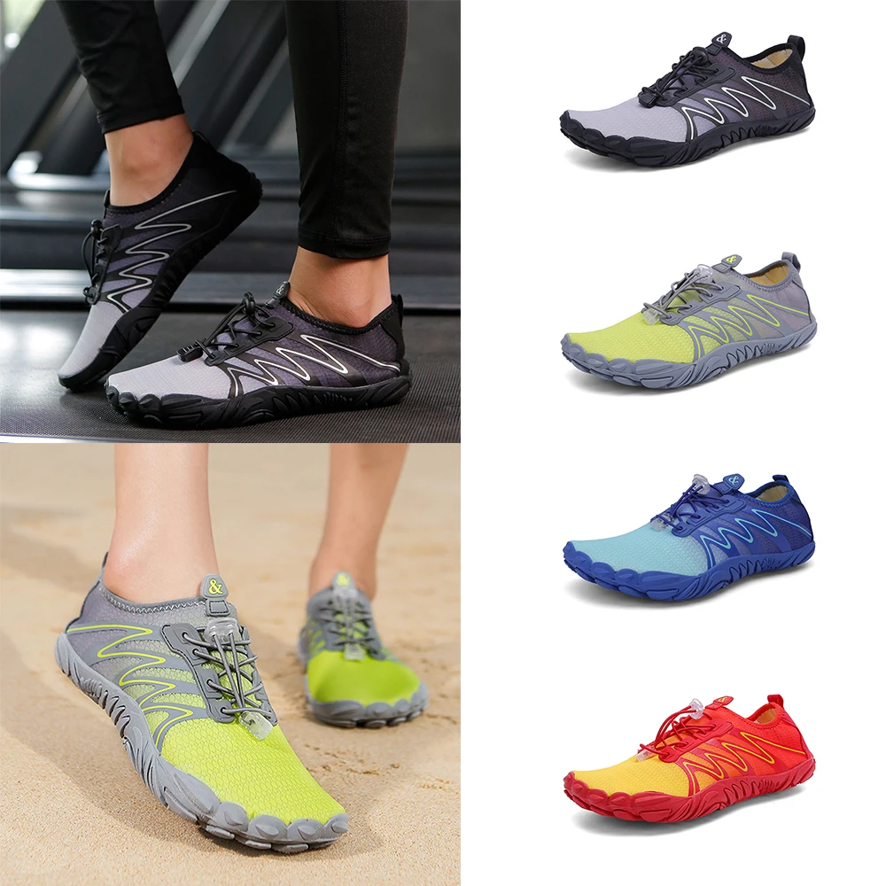 Unisex Multi-Functional Training Shoes Women Indoor Yoga Shoes Couples Vacation Beach Wading Shoes Men Outdoor Creek Shoes 35-46