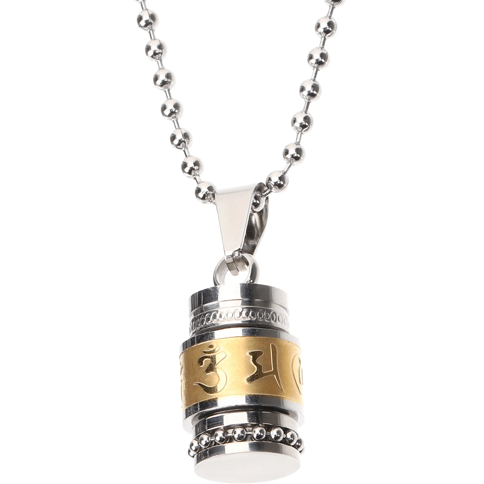 

Urn Necklace Cremation Ashes Stainless Steel Memorial Keepsake Necklace Lightweight Durable Jewelry for Men Women