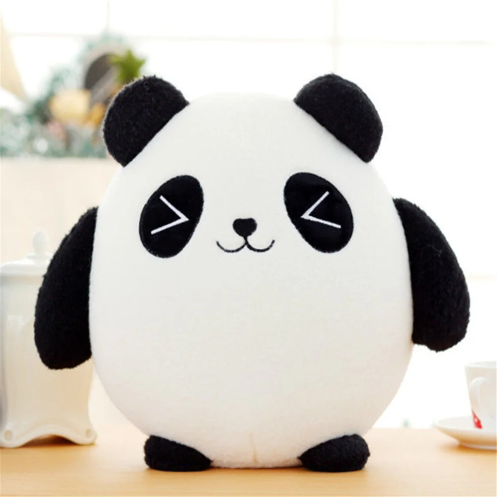 

18CM Panda Plush Stuffed Toy , Pillow Design Panda Plush Doll