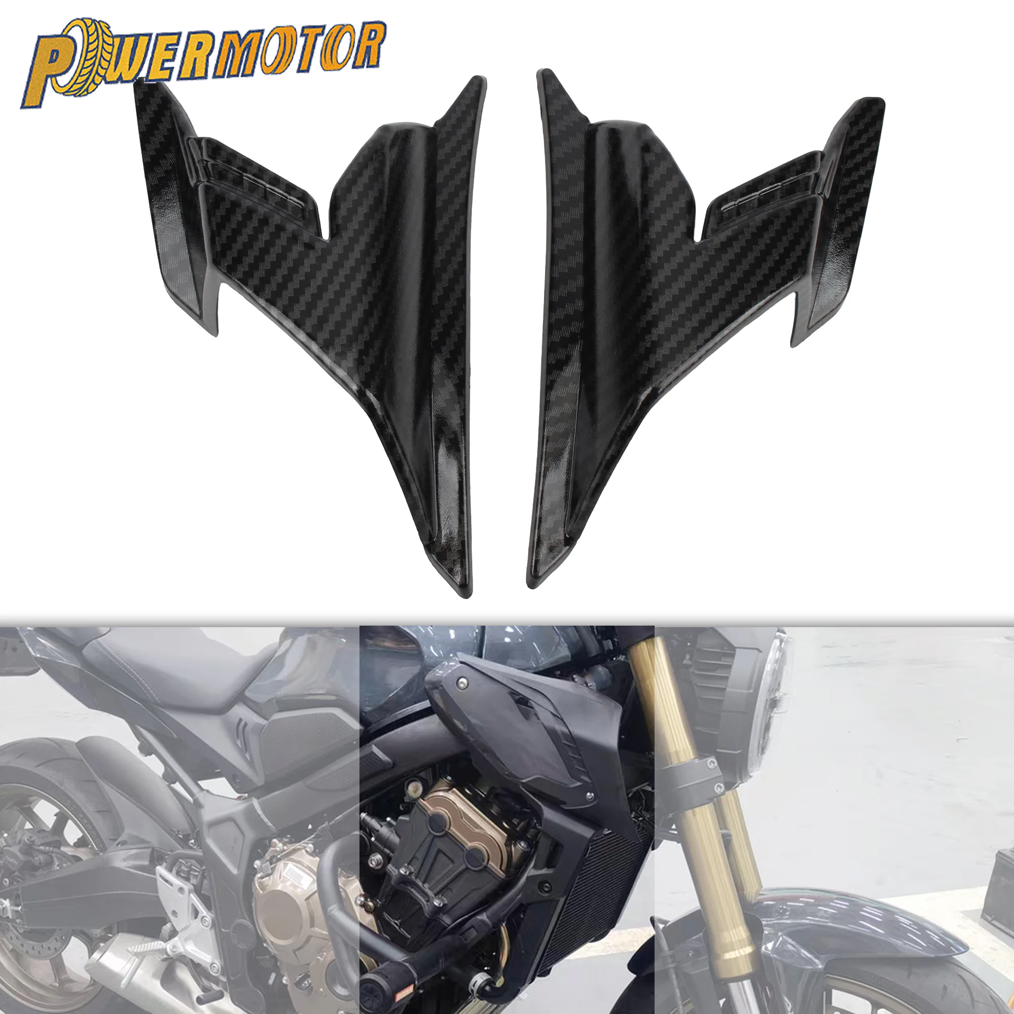 

Motorcycle Wing Deflector Aerodynamic Side Panel Winglets Fin Trim Cover For Honda ADV 160 2020 2022 Motorbike Tuning Parts