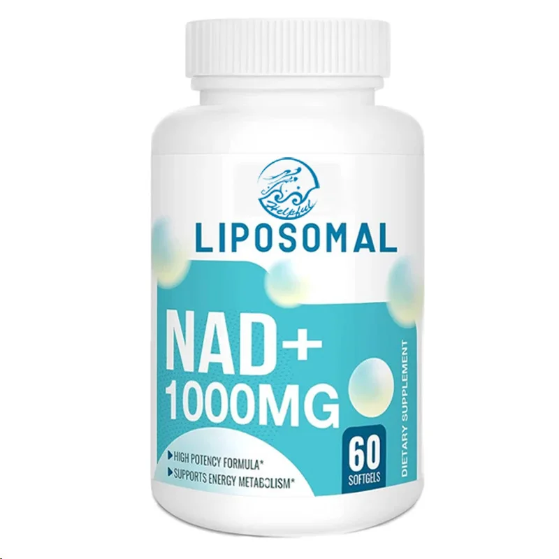 Liposome NAD+Supplement 1000mg Maximum Absorbed Energy and DNA Repair 60 Soft Capsules