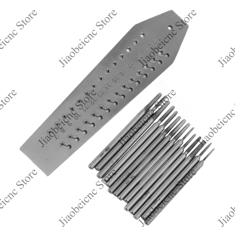36 Holes Steel Drilling Twisting Drill Carving Plate Hole Punching Board Watch Repair Tool Accessory for Watchmaker
