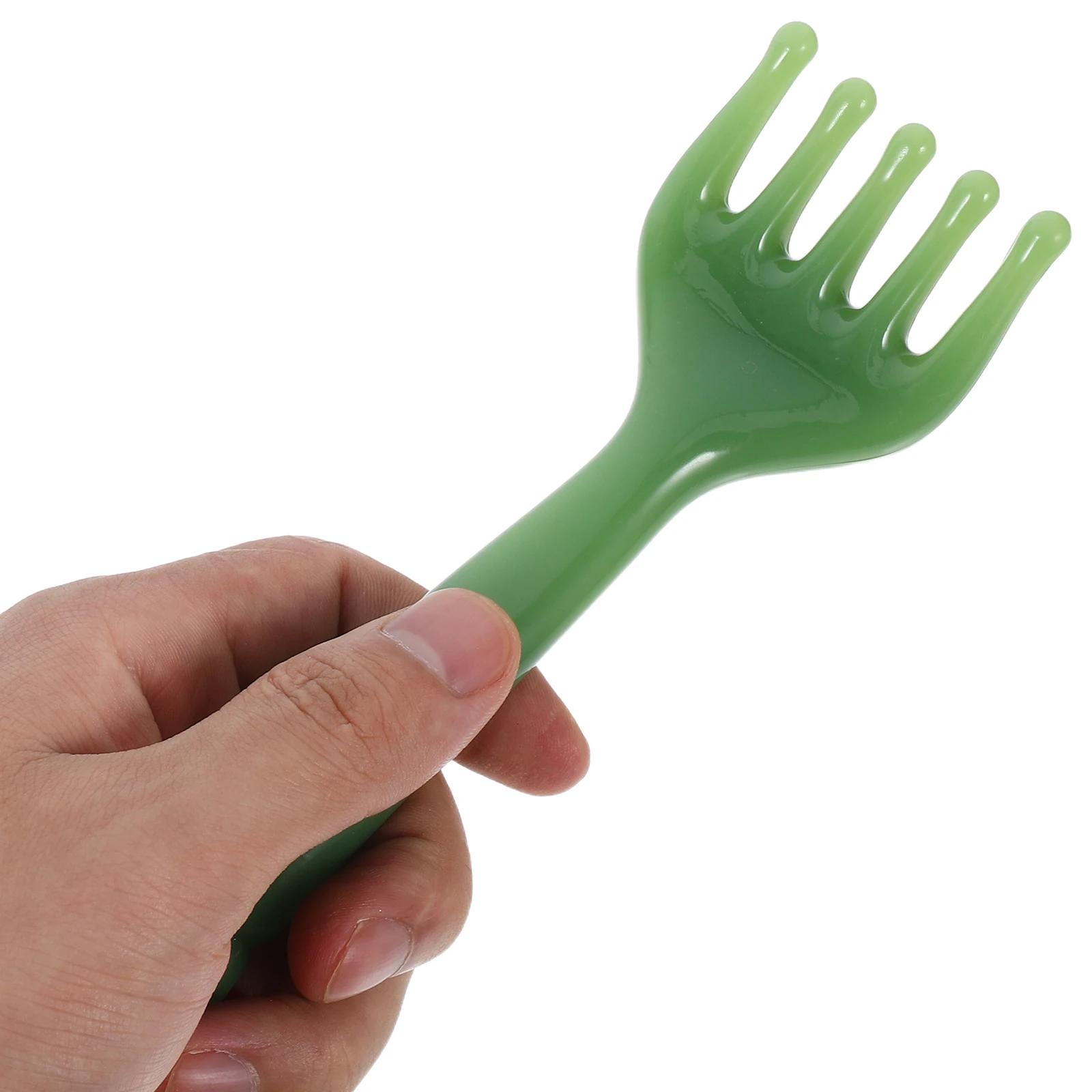 

2Pcs Green Ergonomic Scalp Massager Comb Resin Material for Stress Relief Head Spa Equipment Scalp Massager Tool