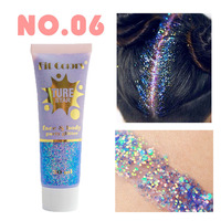 Facial&body Chameleon High Gloss Glitter Powder Long Lasting Waterproof Stage Party Glitter Eyeshadow Hair Face Body Glitter Gel