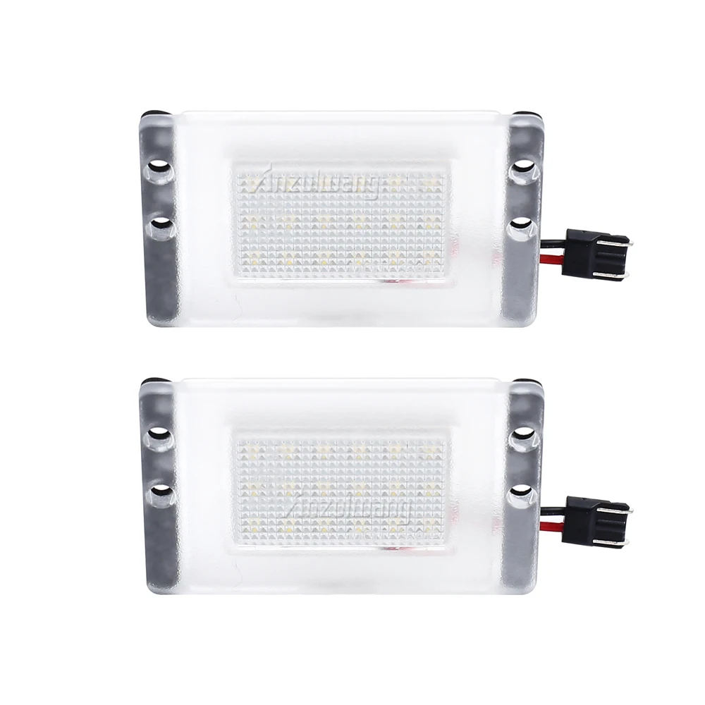 

2Pcs Canbus LED Number License Plate Lights Lamps For Volvo 850 855 1991-1997 V70 MK1 XC 1997-2000 18smd White OEM#9187329