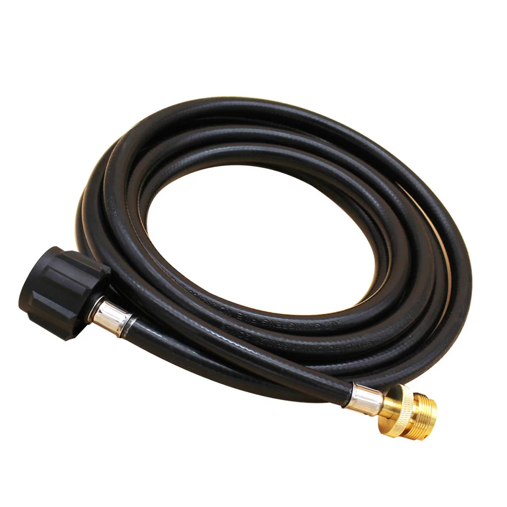 

Gas Hose Adapter 12 Propane Tank Connector QCC1 Converter High Pressure Hose BBQ Grill Camping Outdoor