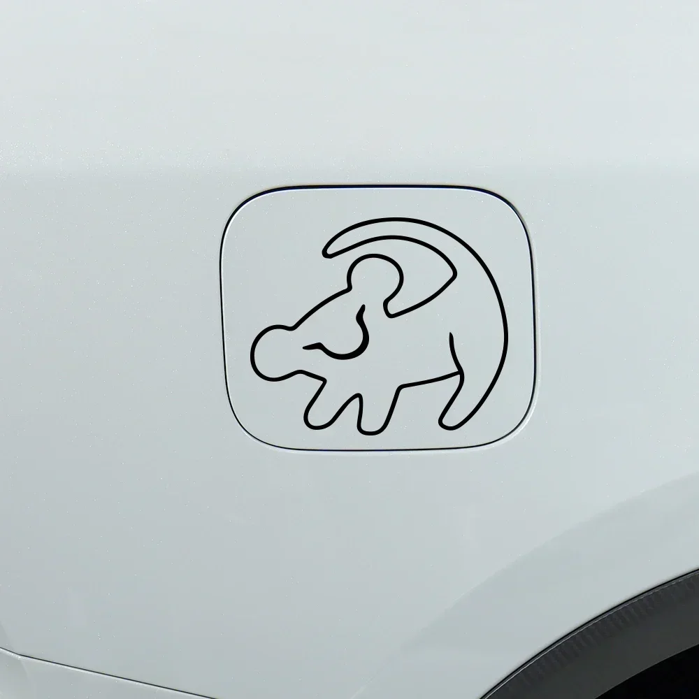 

Car Stickers Brief Strokes Lion King Logo Vinyl Decal Creative Personalized Waterproof Auto Body Styling Decoration Accessories