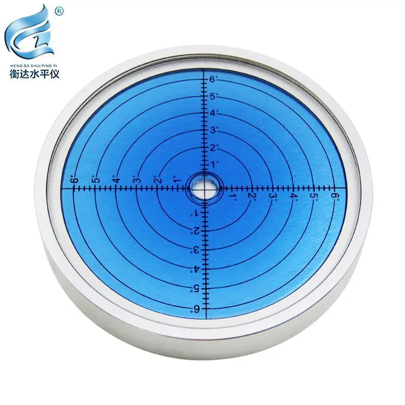 مستوى معدني عالمي 130 خط داخلي دائري عالي الدقة مستوى مستوى فقاعة فقاعة مستوى محمولة #4