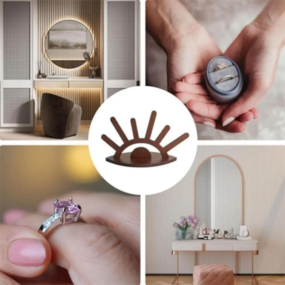

DIY Wooden Jewelry Holder Storage Necklace Bracelet Jewelry Display Stand Ornaments Handicraft Ring Display Rack Jewelry Display