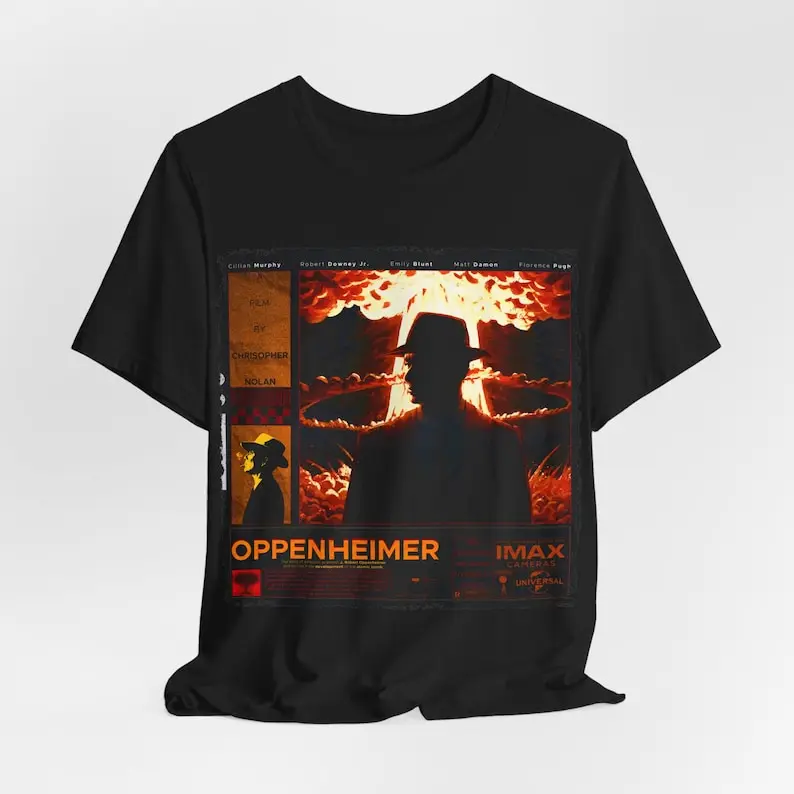 Aesthetic Oppenheimer Vintage Movie Streetwear Unisex Classic Graphic Unisex Short Sleeve T-Shirt