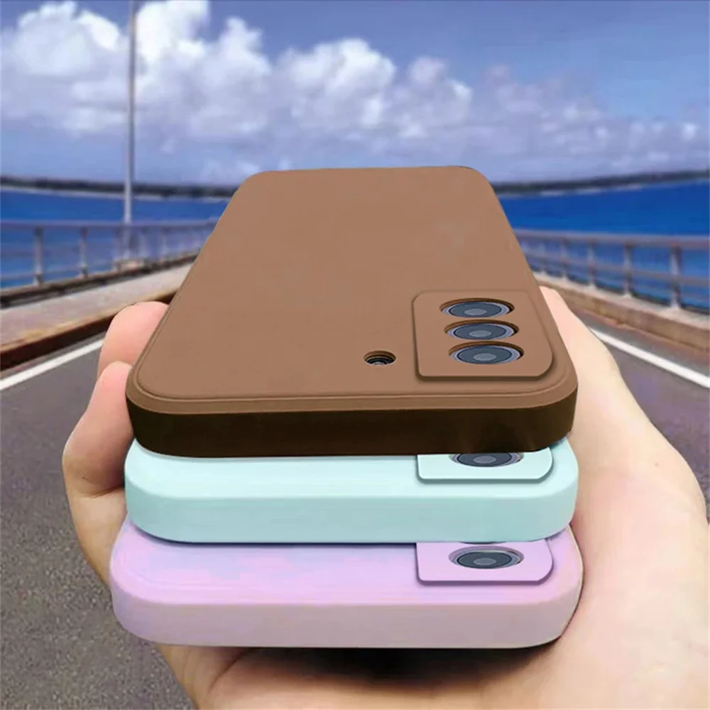 Delicate Liquid Silicone Camera Lens Protector Case For Samsung A17 A16 A56 A36 A15 S23 S24 S25 S26 UItra Plus Funda Coque Cover