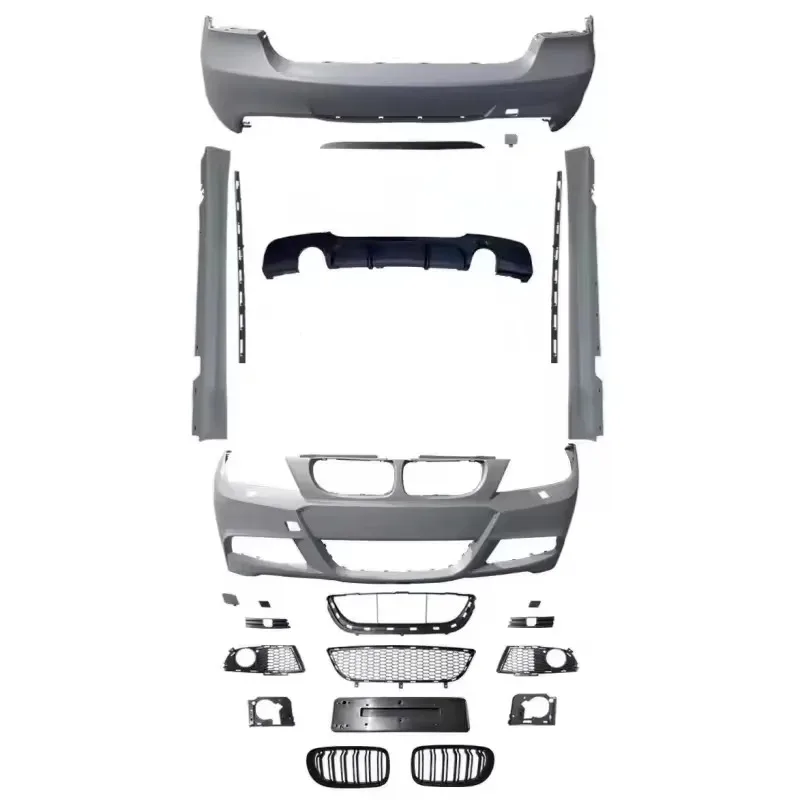 

Upgrade For S E90 E91 Body Kit, M-Tech Style Front & Rear Bumper, Fit For E90 LCI Sedan & E91 Touring, Exterior Styling