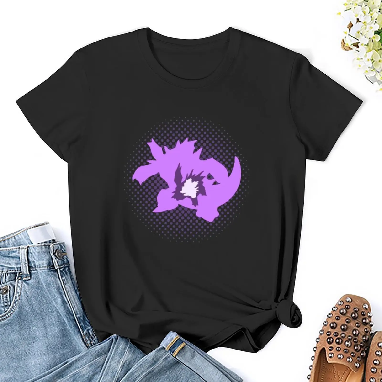 T-shirt Poke Nidoking Evolution pour hommes et femmes, vêtements vintage, chemisiers d'été, grandes tailles, 2024