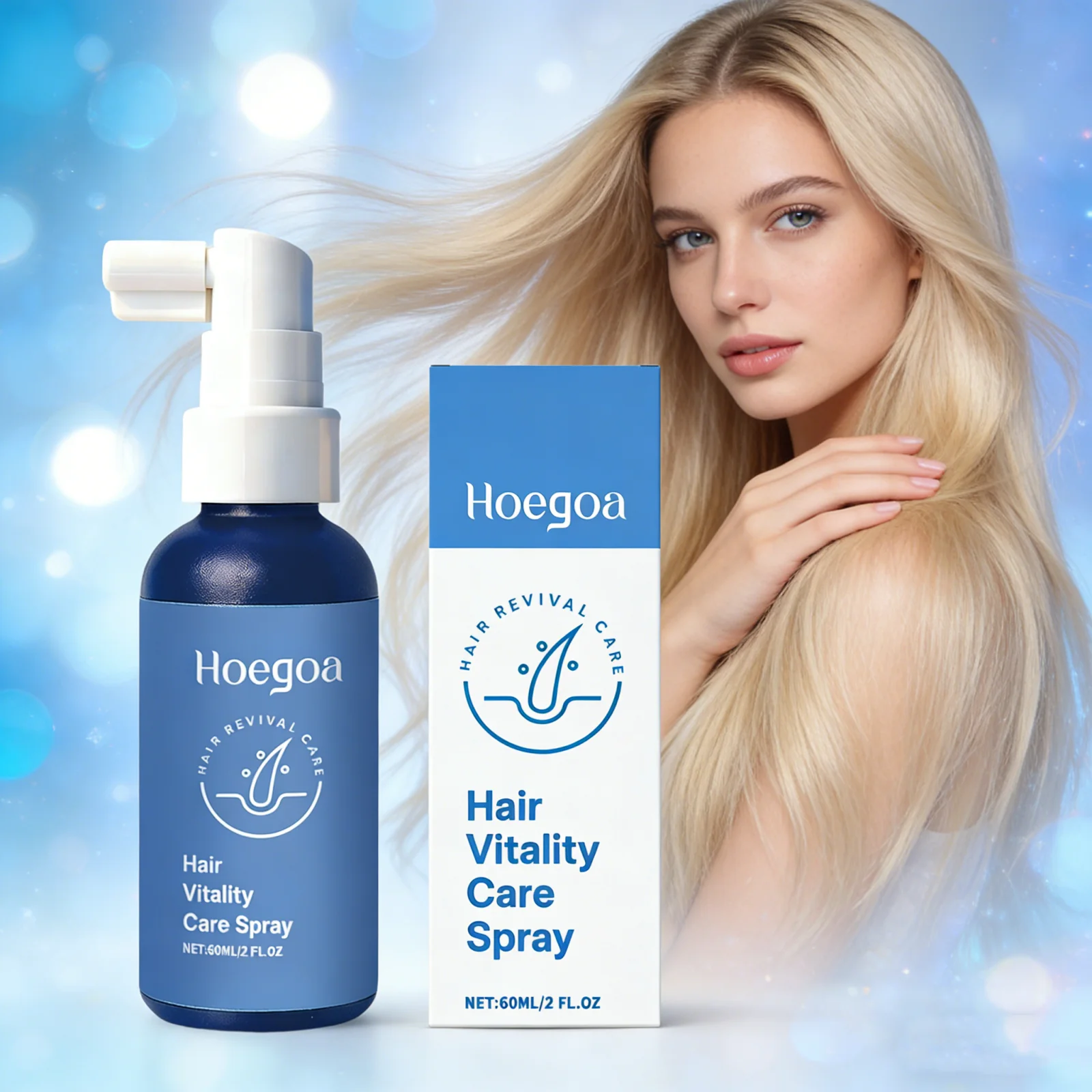 

Hair Repair Essence Spray Nourishing Scalp Strengthen Roots Reduce Split End Frizzy Improve Luster Moisturizing Hair Serum Spray