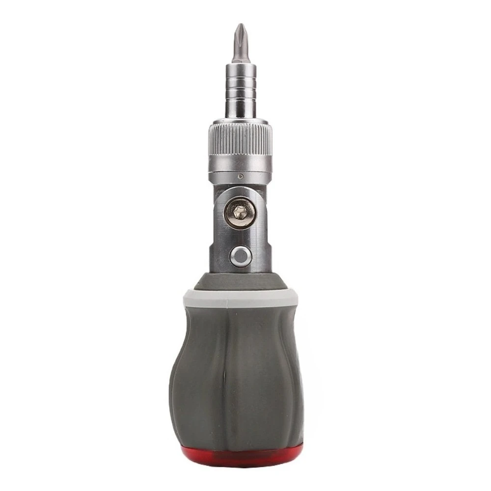 Household Quick Ratchet Screwdriver Kit 9006M Mini Multi-Angle Reversible Radish Head Hand Tool Set