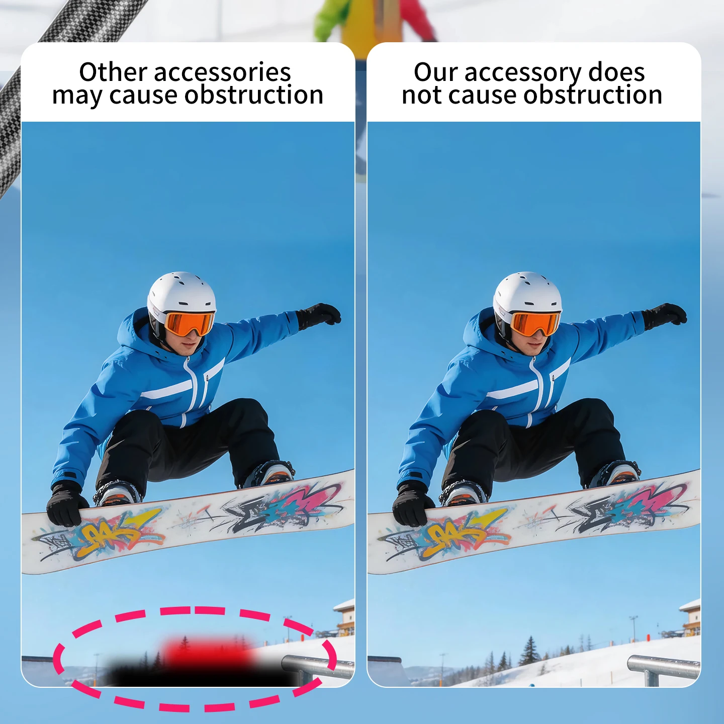Verbesserte Anti-Rutsch-Schnellverschluss-Klemmhalterung für GoPro Insta360 DJI DSLR Kamera Gimbal Stabilisator Motorradfahren Radfahren Vlog – Detail 9