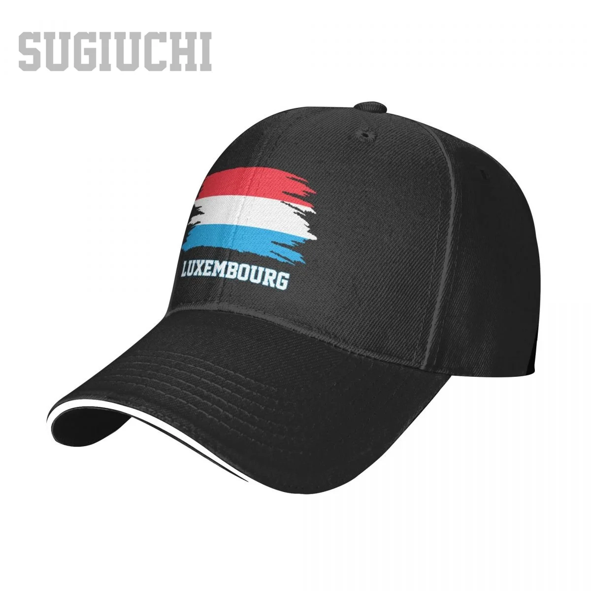 للجنسين ساندويتش لوكسمبورغ العلم لوكسمبورغ قبعة بيسبول الرجال النساء الهيب هوب قبعات Snapback قبعة الجولف الصيد