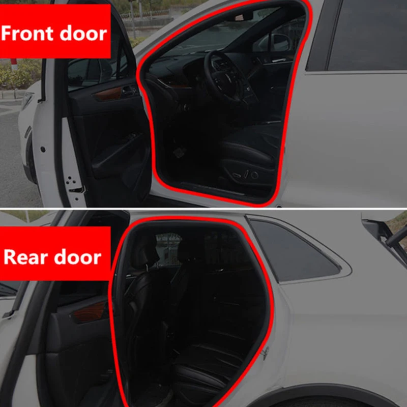 5M Seal Strip Black Car Door EPDM Hood L Shape Moulding Trunk Weatherstrip Rubber Engine Practical Replacement