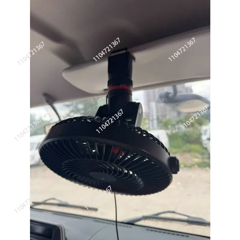 Car Fan Strong Cooling & Quiet Wall Mounted Foldable Fan for Truck Office Dormitory Bathroom & Kitchen