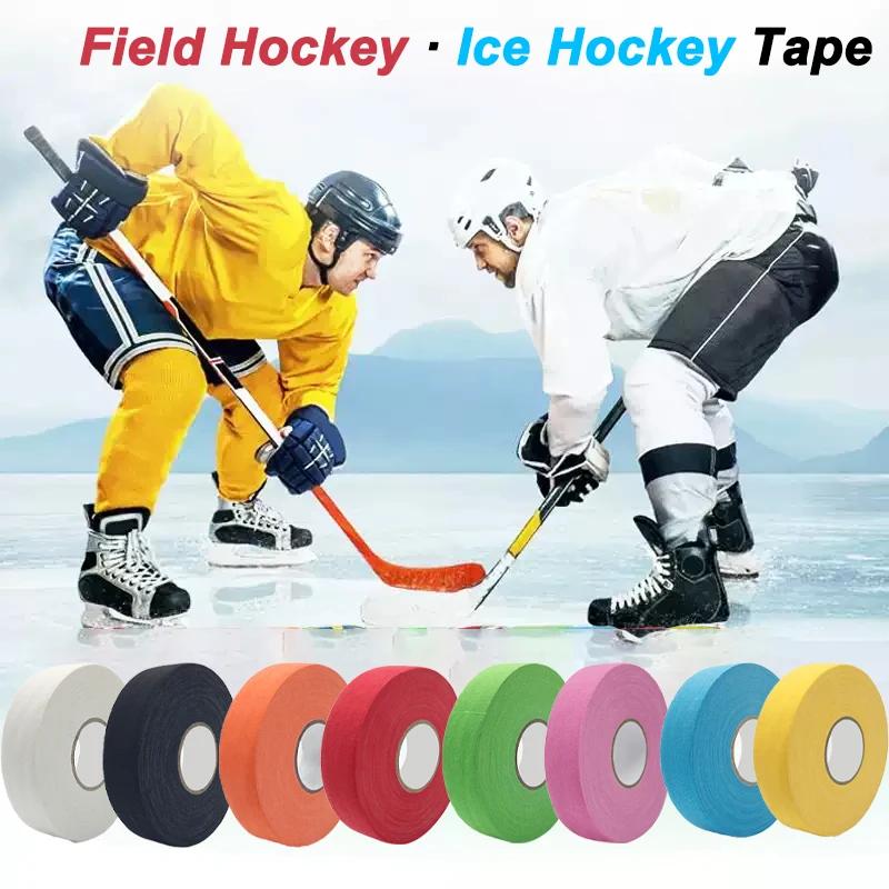 9 Colors Ice Hockey Stick Grip Tape High Adhesive Anti‑Slip Hockey Stick Protector Tape for for Ice & Street Hockey Sports