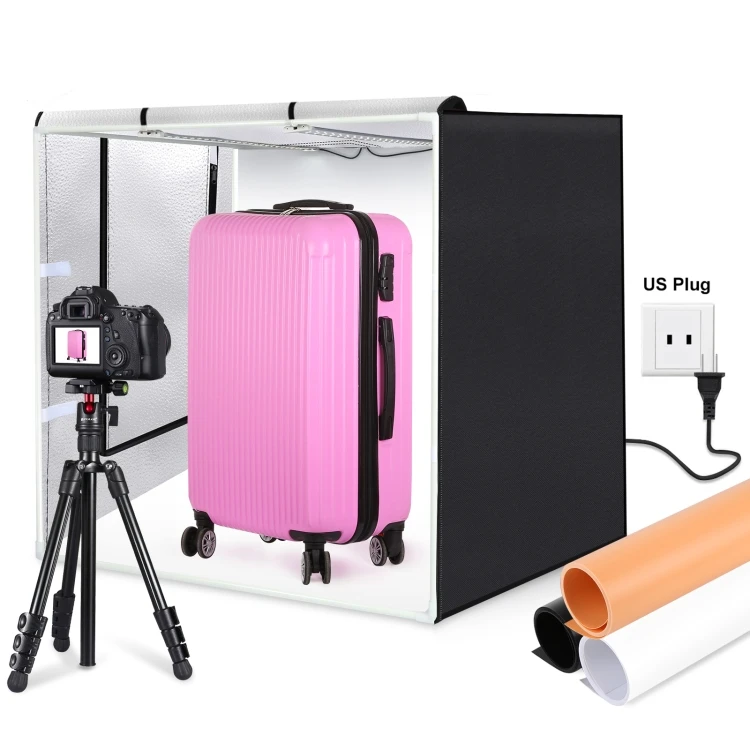 

Hot Sell Light Box PULUZ Photo Box 80cm Photography Assembled Shooting Box Professional LED Soft Light Cube