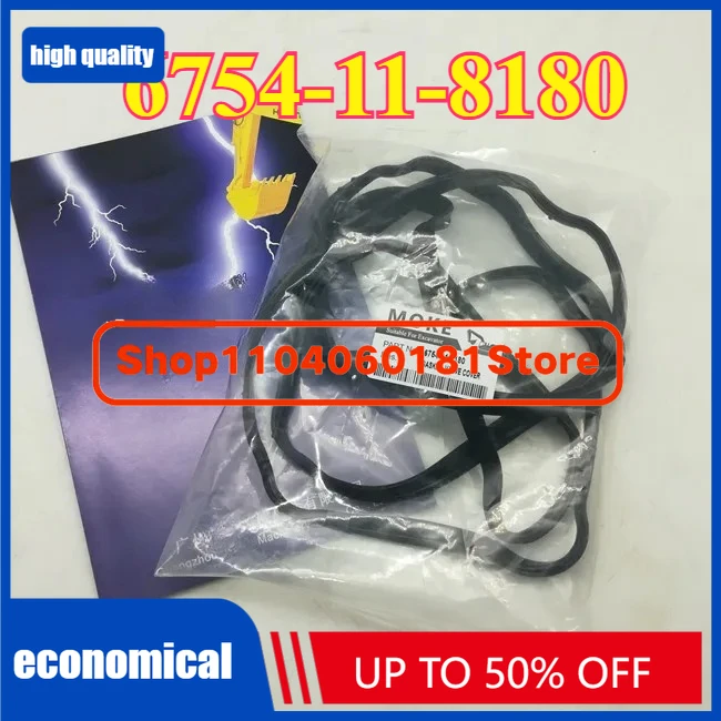 

6754-11-8180 Excavator PC200-8 PC220-8 Engine 6D107 Head Cover Packing