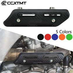 Motorcycle Exhaust Heat Shield Protector Guard Cover For KTM SXF EXCF SMR 250 350 450 500 Yamaha Honda Kawasaki Suzuki Universal