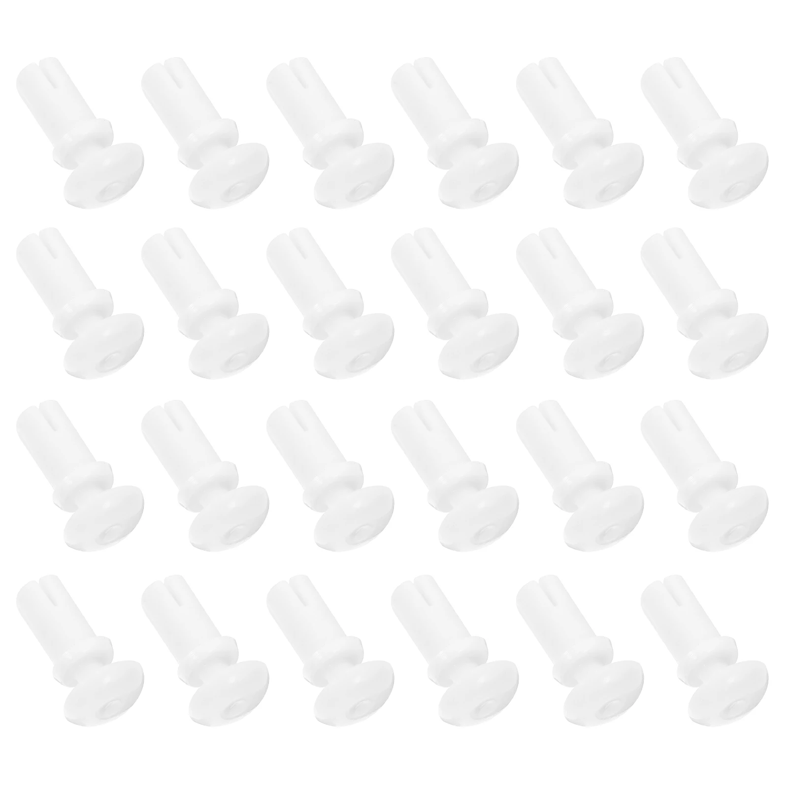 

100pcs White Plastic Rivet Insulation Expansion Clips Reliable Easy Installation Car Fasteners Electrical Household