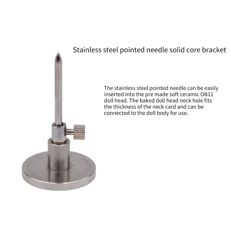 Functional Clay Head Rack Adjustable Clay Head Stand for Baking, Alloy Support for Soft Pottery Model Sculpture