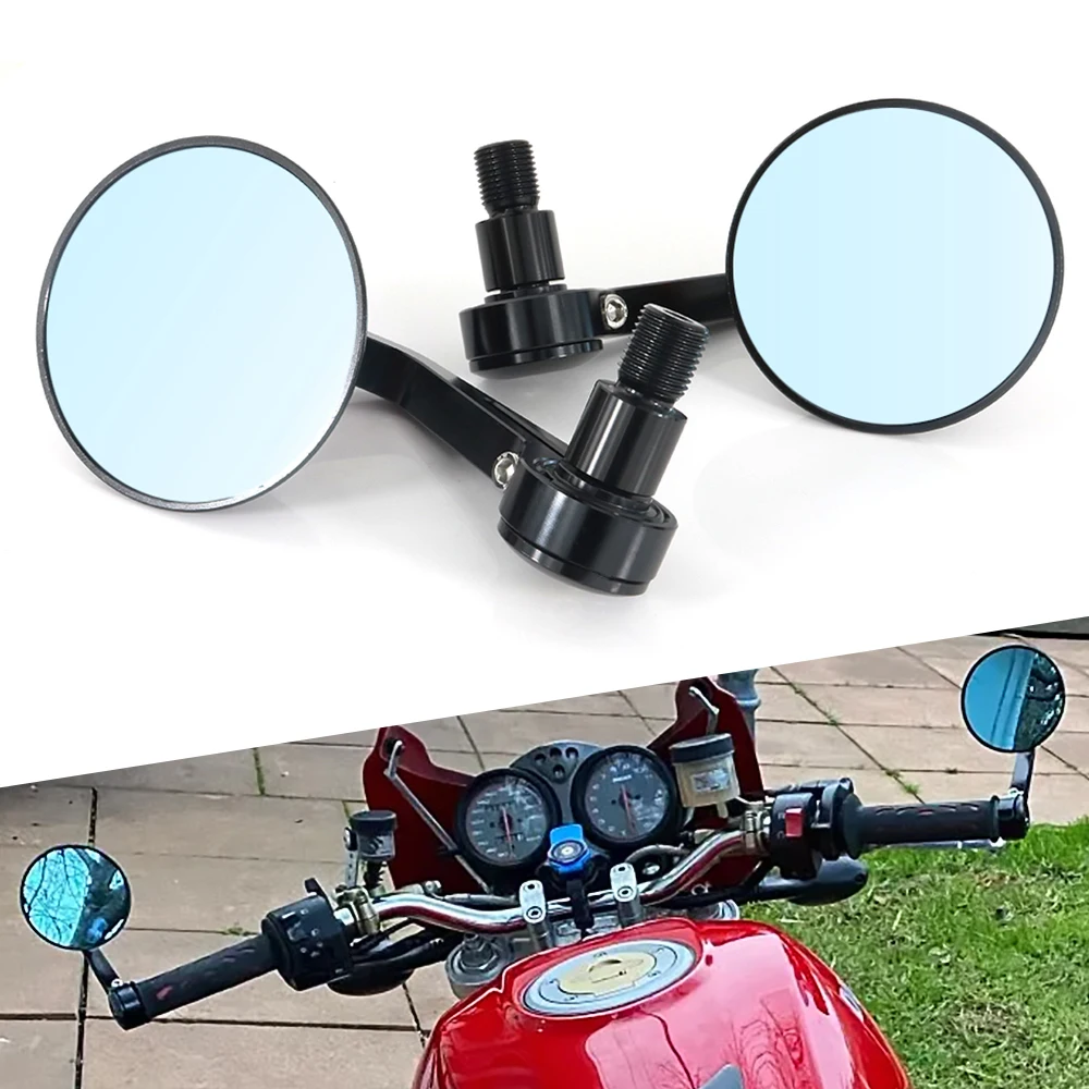 

Handle Bar End Mirrors Rearview Mirrors Cafe Racer Fit For Yamaha XSR900 XSR700 Tmax500 530 MT-07 MT-09 MT10 FZ1 FZ6R FZ6 Fazer