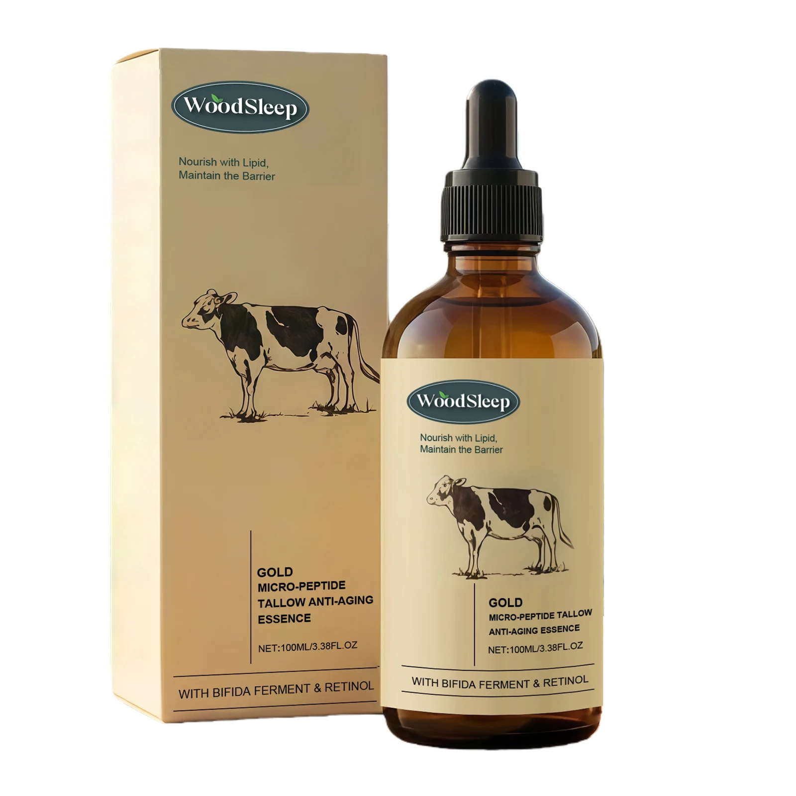 Tallow Essence Gentle Essence Liquid Moisturizing Skin Facial Skin Diminishes Fine Lines Shrink Pores Moisturizing Nourishing
