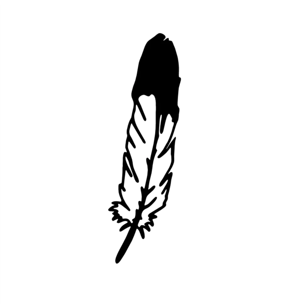 

Cartoon Western Indian FEATHER Art Vinyl Decals Car Sticker
