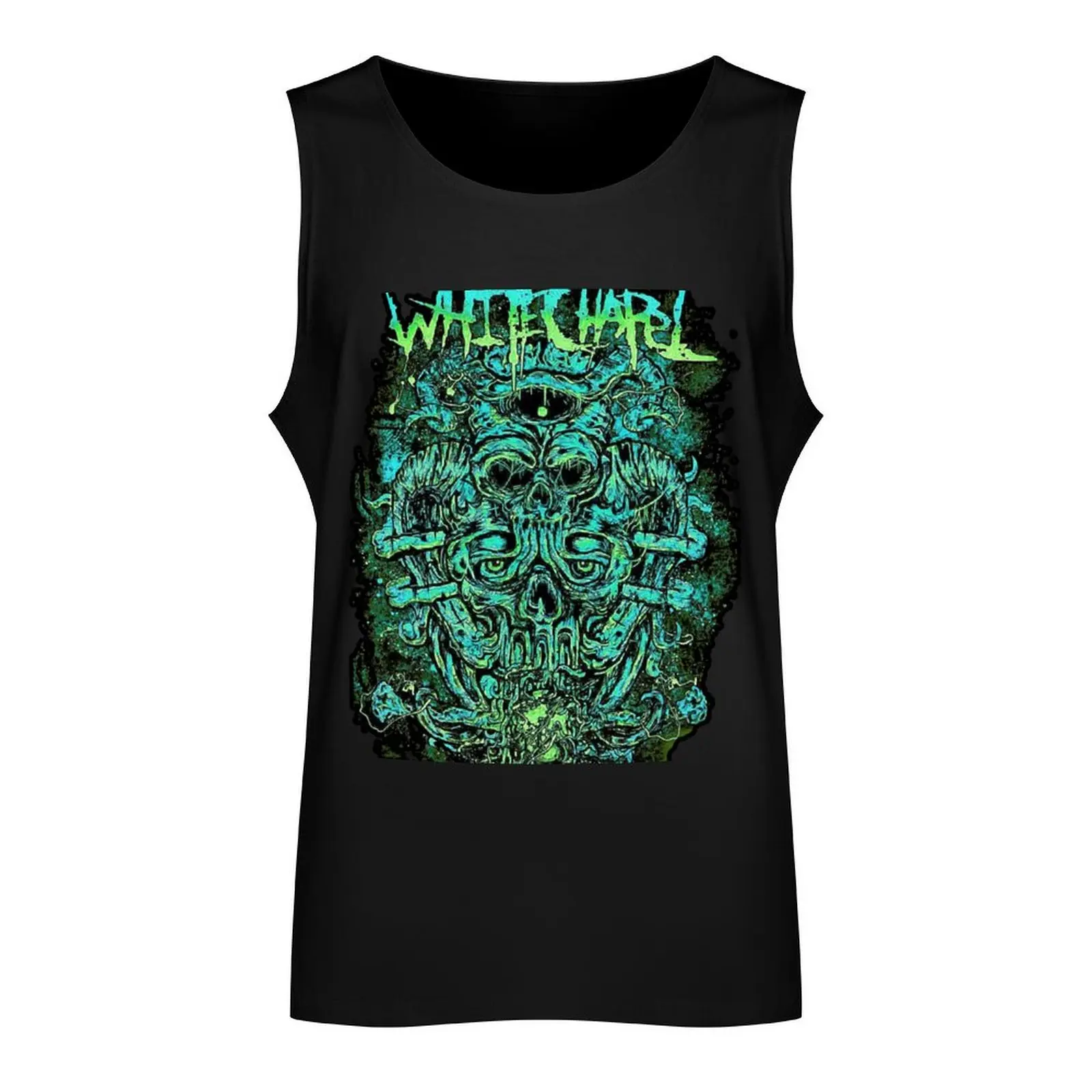 Music Vintage Deathcore Whitechapel Band Cool Graphic Gifts Tank Top men gym clothing anime clothes mens designer clothes