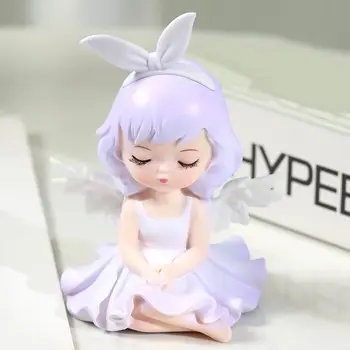 家居派對裝飾蛋糕裝飾女孩生日禮物烘焙甜點插件天使兒童城堡配件家居裝飾 8 最佳銷售 天使裝飾 - №2