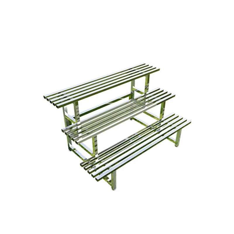 

Подставка для цветов из нержавеющей стали, уличный балкон, ступенчатая многослойная уличная полка, напольная сочная кованая рама для цветочного горшка