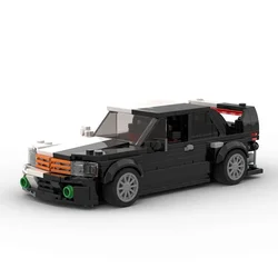 MOC 190E Car Speed Super Race F Vehicle Building Block Racing Brick Christmas Thanksgiving Day Gift City technical